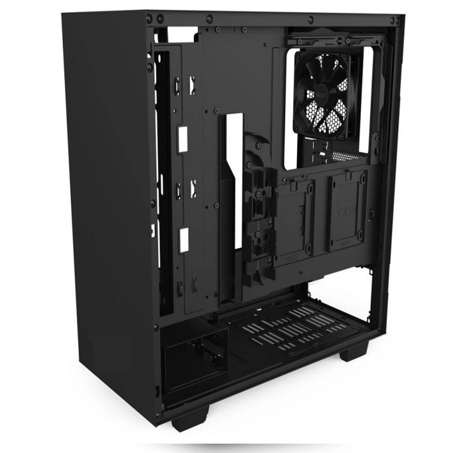 OEM Шасси для ПК с алюминиевым покрытием, черный металлический корпус, детали из листового металла