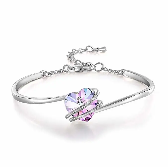 Bracelets for Women Charm Fashion Jewelry Embellished with Crystals