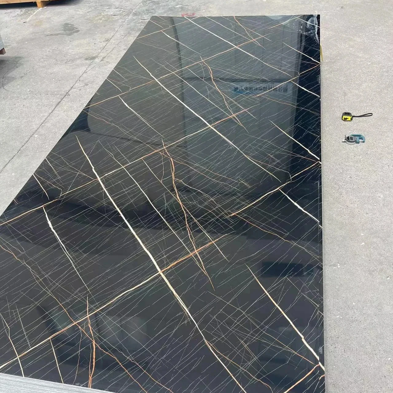 Wholesale Pakistan 4x8 UV Sheet High Glossy Waterproof Fire Proof PVC Marble Sheet