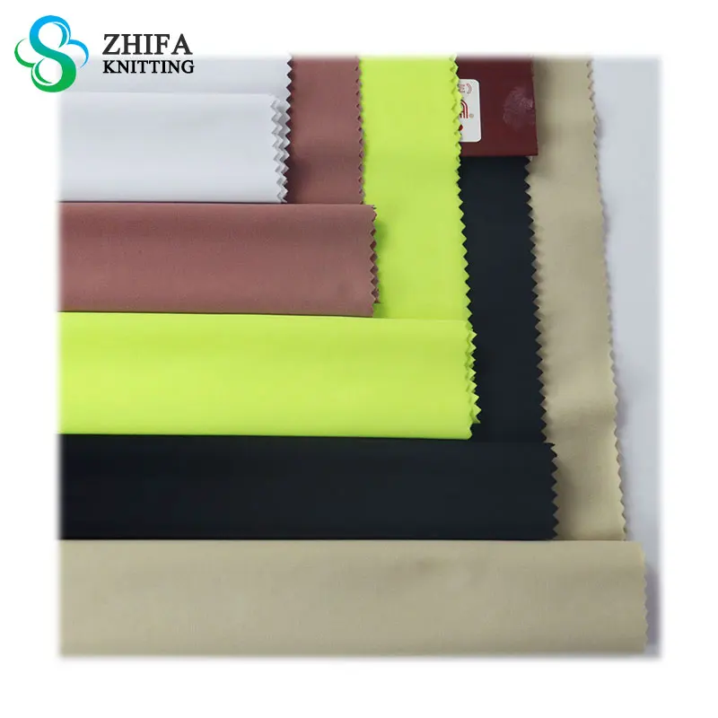 Zhifa Free Sample Custom 85 Polyester 15 Spandex Jersey Warp Knitted Matte Swimwear Underwear Fabric