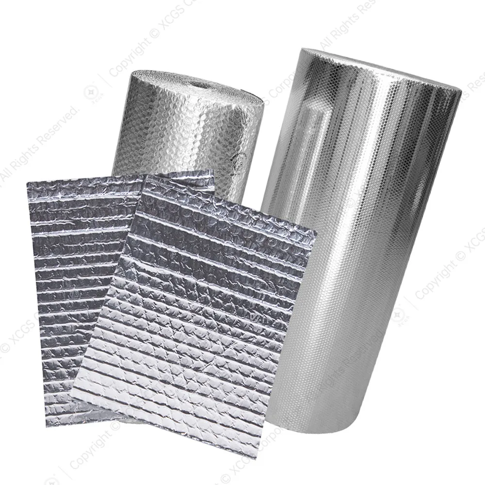 Custom Thickness Size Heat Resistant Thermal Insulated Roll Warehouse Roof Construction Aluminum Foil Bubble Insulation Sheet