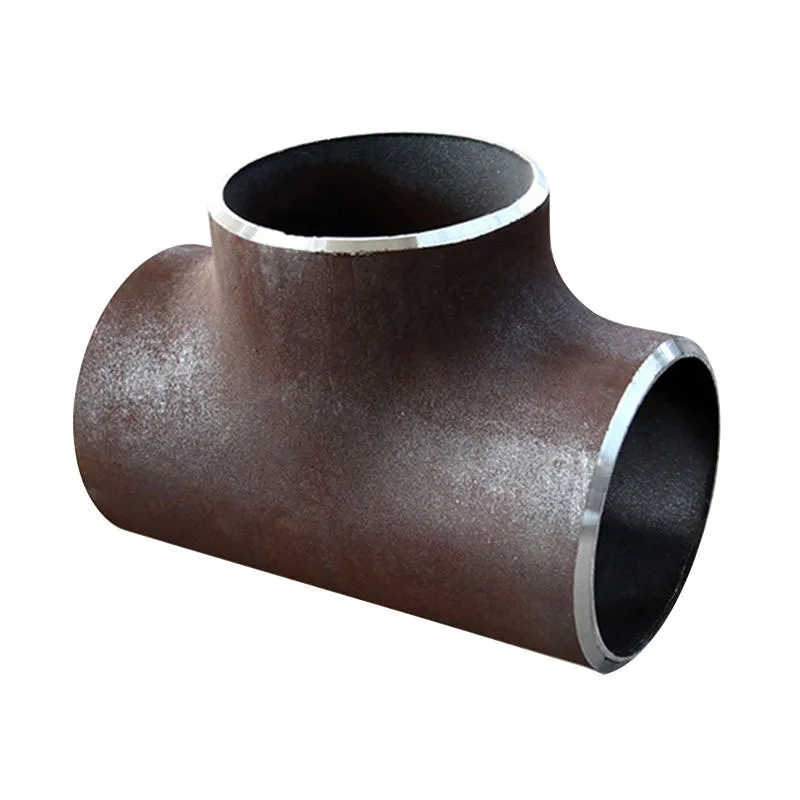 Carbon steel And stainless steel 304 316l Pipe Fittings Din2615 Butt Welded Seamless Straight Equal Cross tee For Industry