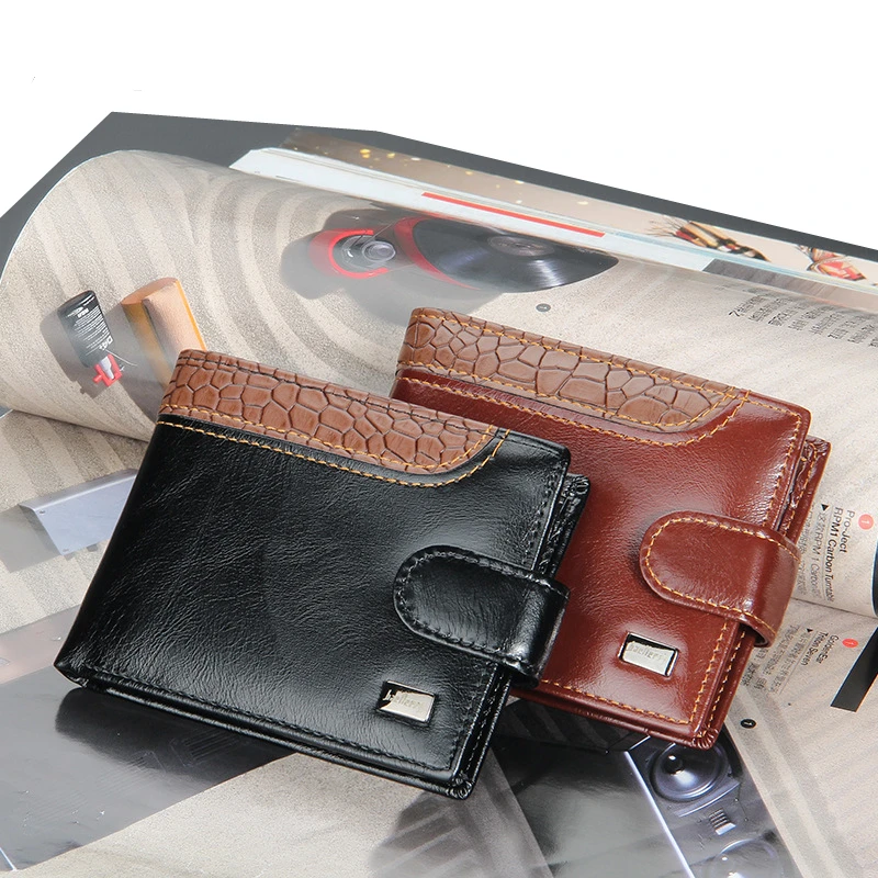Hot sales high quality genuine leather Bifold Classic Man Wallet Leather Quality Genuine Leather Wallet for Men