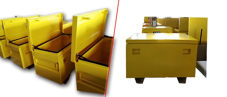 Factory directly Supply Custom Color Waterproof Metal Truck Tool Box with handles