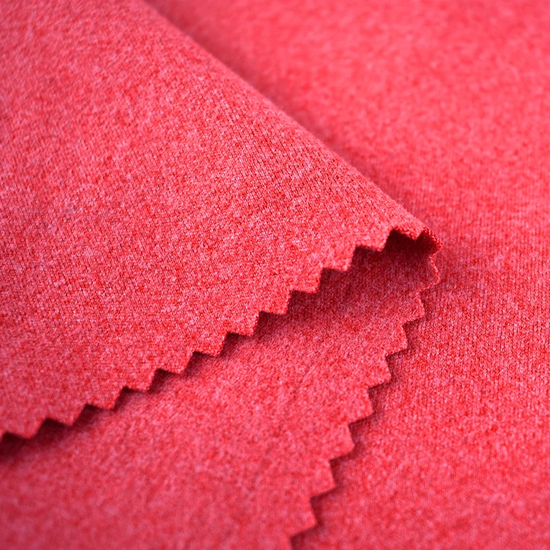 Удобная катионная двухсторонняя ткань из полиэстера и спандекса с начесом для теплого термобелья