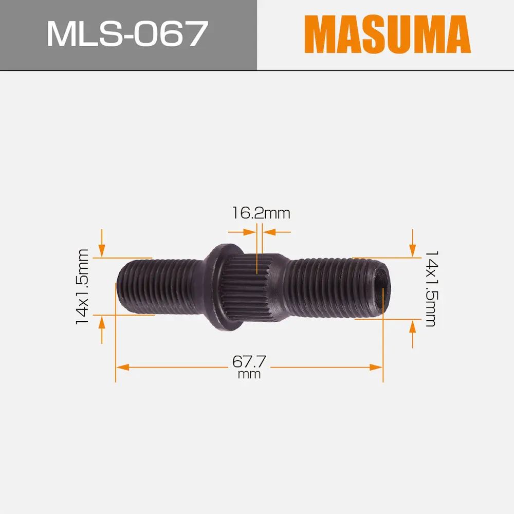 MLS-067 MASUMA universal bolt and nut 90942-02041 for TOYOTA DYNA