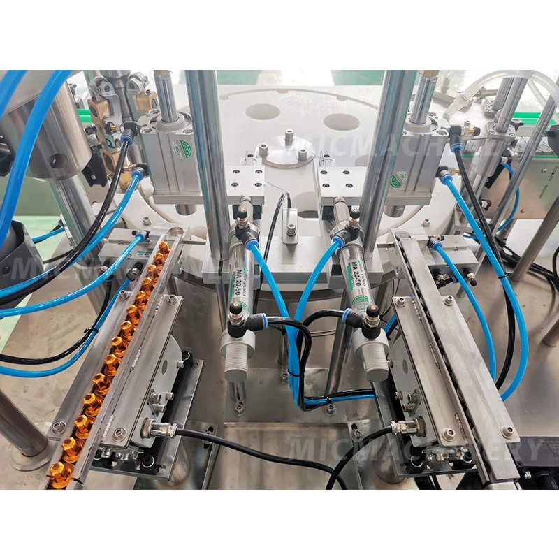 Automatic 10ml 50ml Small Injection Liquid and Capping Glass Vial Filling Machine