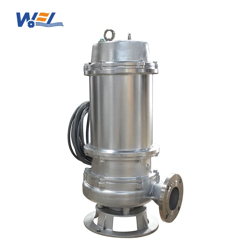 2hp 3hp 4hp 5hp 7.5hp 9hp 25hp stainless steel sump water drainage pump dewatering centrifugal submersible sewage pump