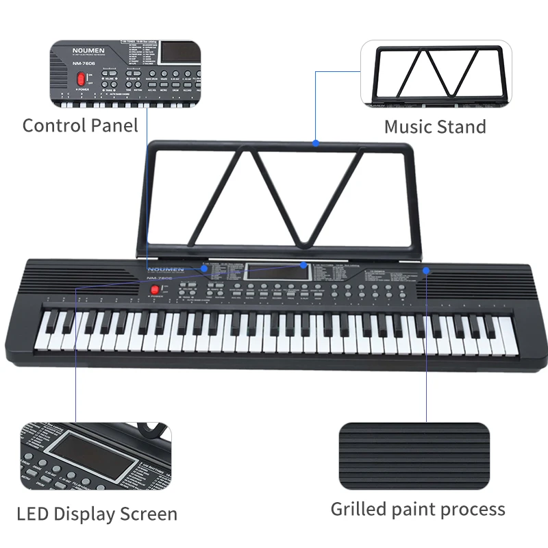 Small Piano Keyboard 61 Keys Electronic Organ High Quality Children Toy Electronic Organ