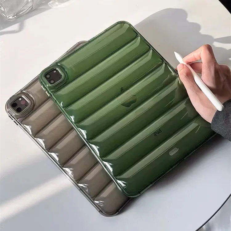 Air cushion Down Jackets TPU Case for iPad 10.9 Case For iPad 10.2 inch 2019 tablet case 9.7 MINI 6 4 5