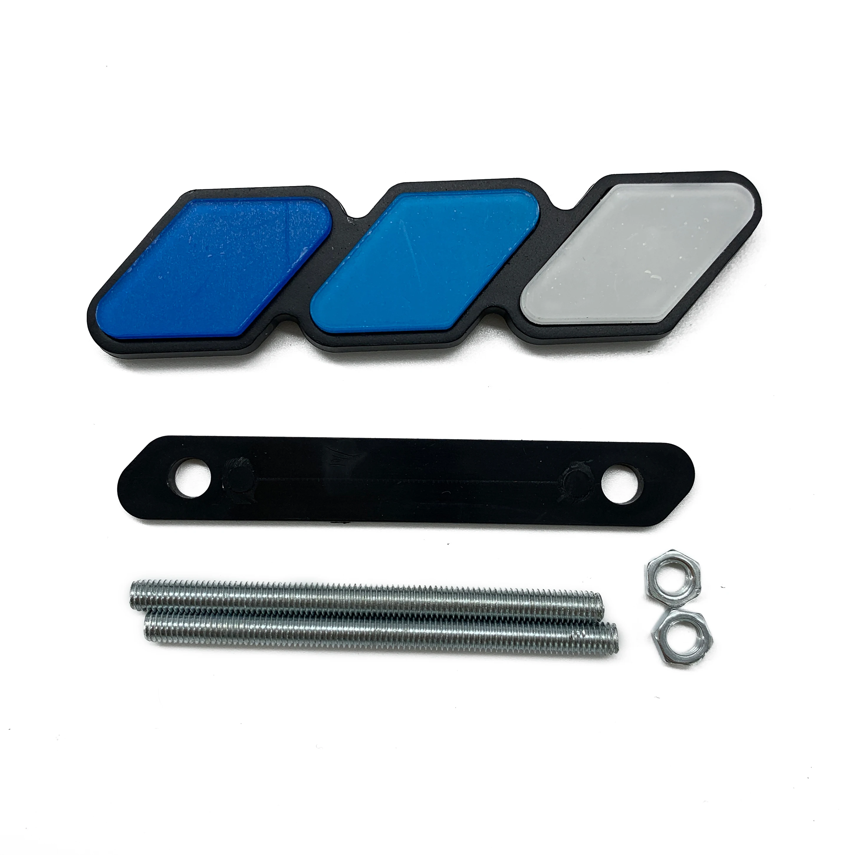 abs 3 color car grill emblem for tacoma