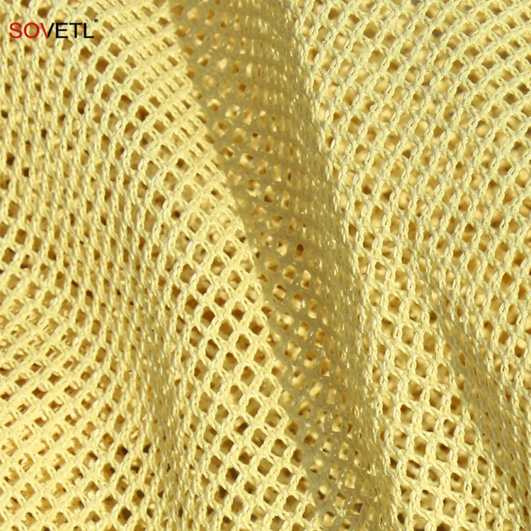 Aramid Mesh Fabric High temperature resistance PPTA Cloth for Helmet gear Fire breathing mask