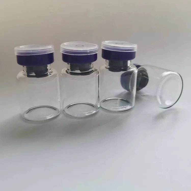 Pharmaceutical Coe 5.0 7.0 Borosilicate Ampoule Vial Glass Tubes 6g Vial with Cap