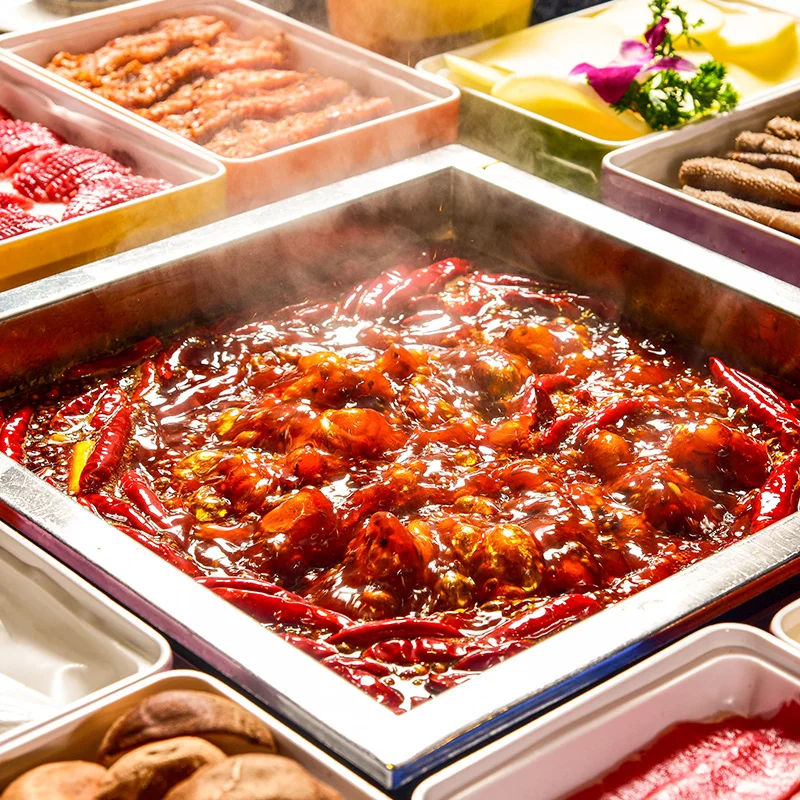 wholesale Factory Wholesale Tao Huabi Lao Gan Ma Hot Pot Base Material 160g Hot Pot Base Seasoning