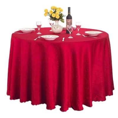 Yantai tongli OEM ODM Wedding table cloths Round Tablecloths Polyester Cotton linen tablecloth for party restaurant