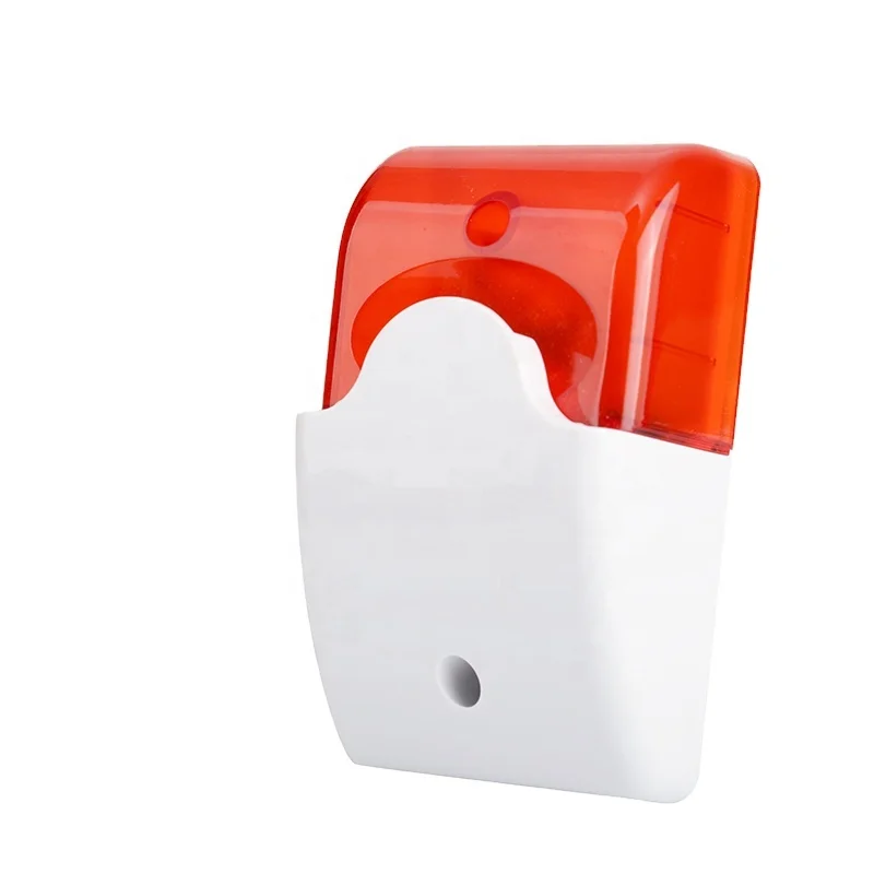 Factory Offer Siren Red Flash 12v Security LED warning Light wired alarm strobe light