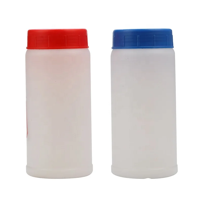 
Empty 16OZ Plastic Jar Wide Mouth Plastic Jam Jar White Candy Bottle With Lids 