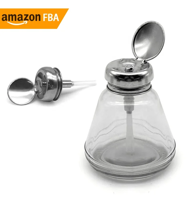 150 ml Press Bottle Empty Nail Pump That Can Store Polish or Alcohol Art Liquid Container Hand