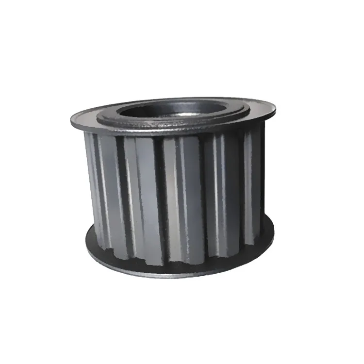 Powder Metallurgy Iron Alloy 15 Teeth Round Hole Timing Belt Pulley For Textile Manufacturing Machine