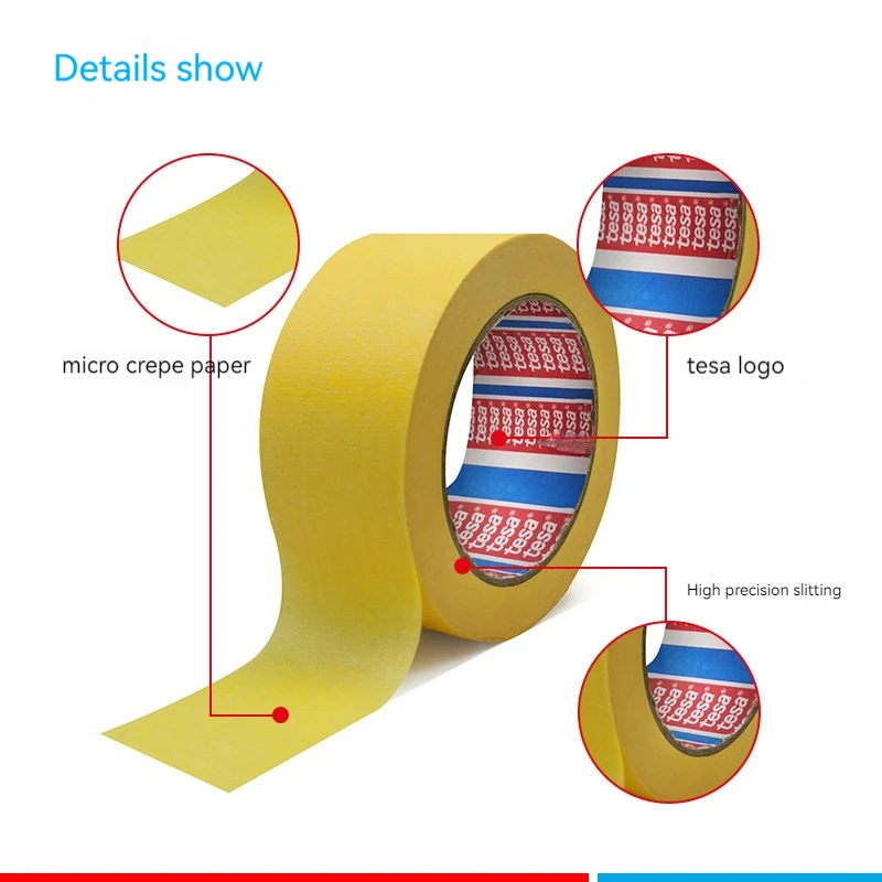 Gold Color Mini Masking Tape - Decorative and Practical Crafting Tape tesa 53128