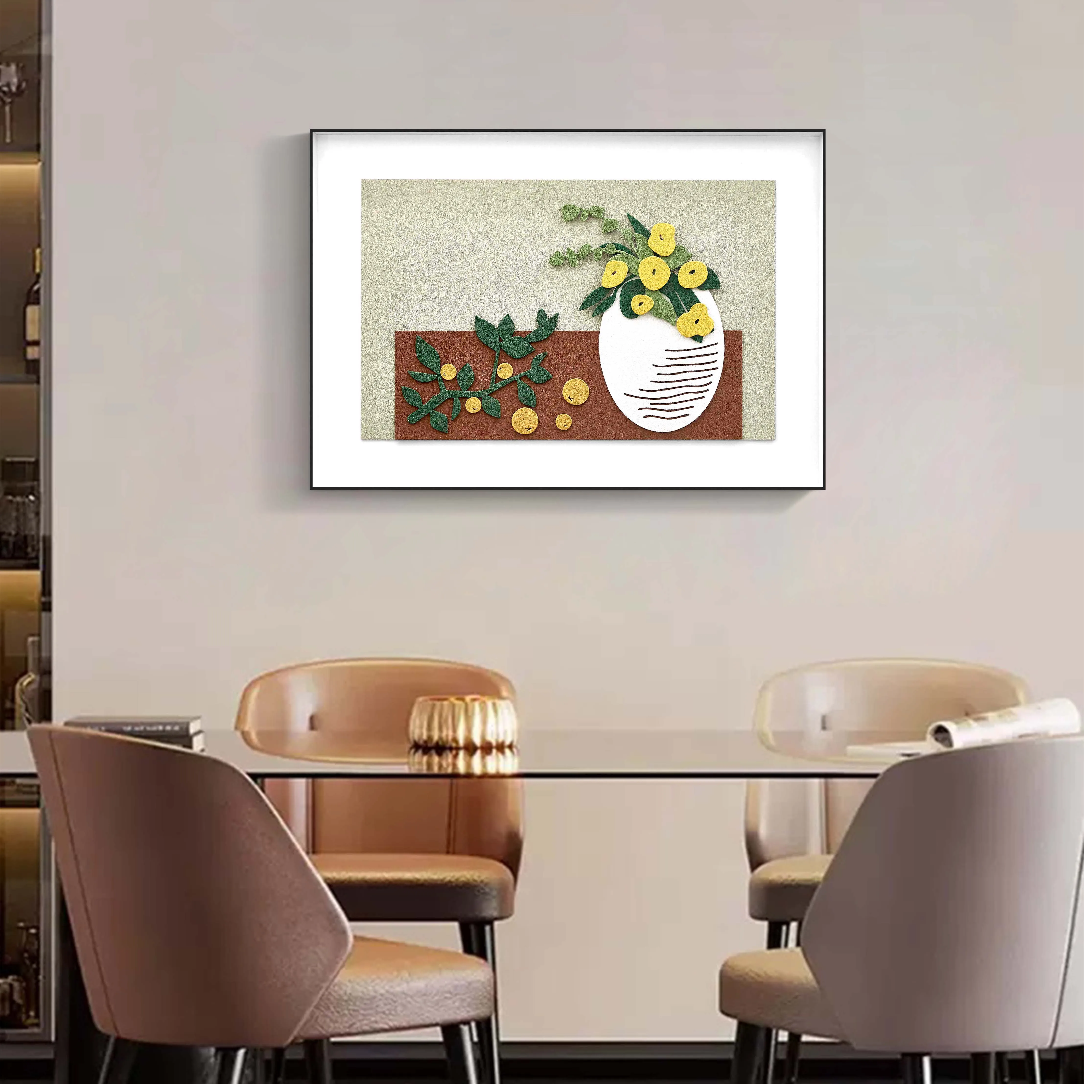 flowers decorative painting simple modern hanging paintings for dinner room bedroom hotel painting wall decor