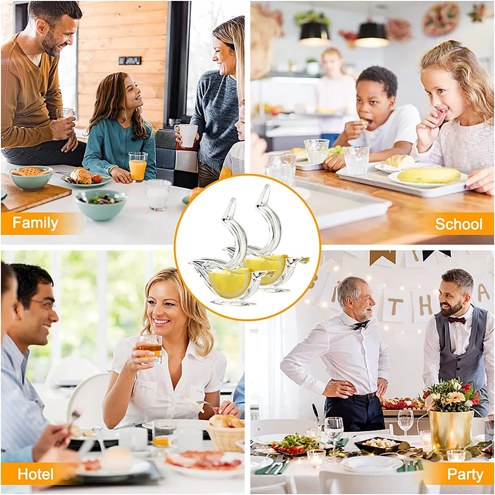 Bird-Shaped Lime Orange Lemon Squeezer Acrylic Crystal Clear Plastic Glass Bird Shaped Lemon Press Squeezer Bird