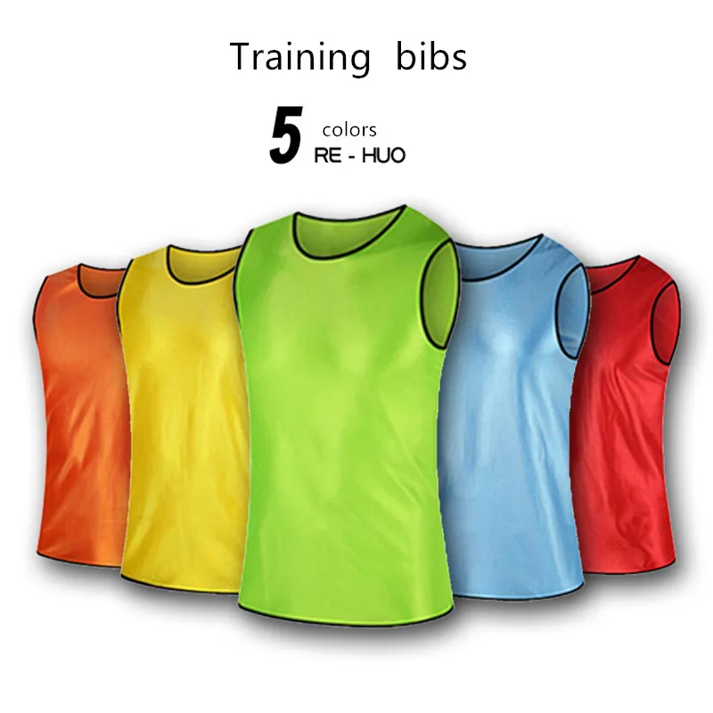 Custom design your own logo  unique football sportswear manufacture wholesale best grade top uniform bibs soccer vest for  men
