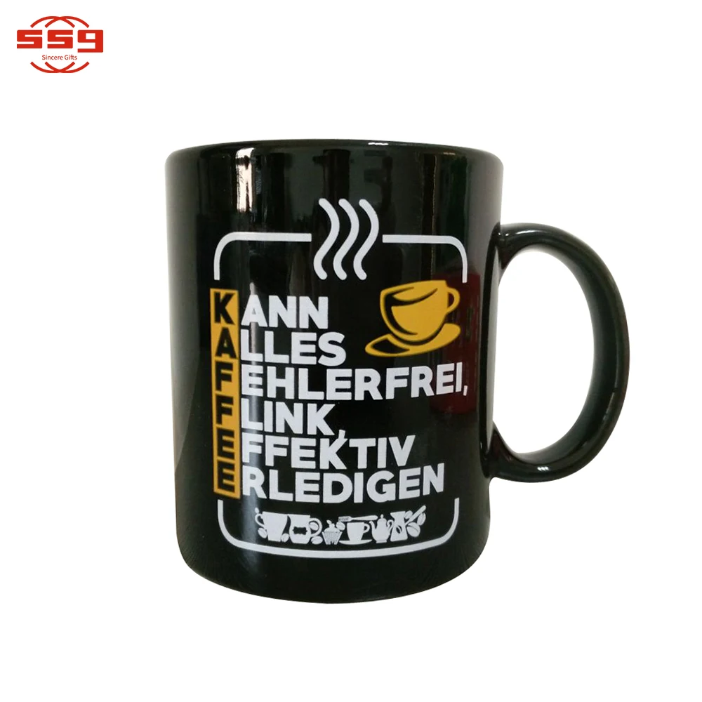 Wholesale Mugs And Cup Custom Cheap C Handle 15oz Milk Cup Sublimation Travel Coffee Ceramic Mug With Logo