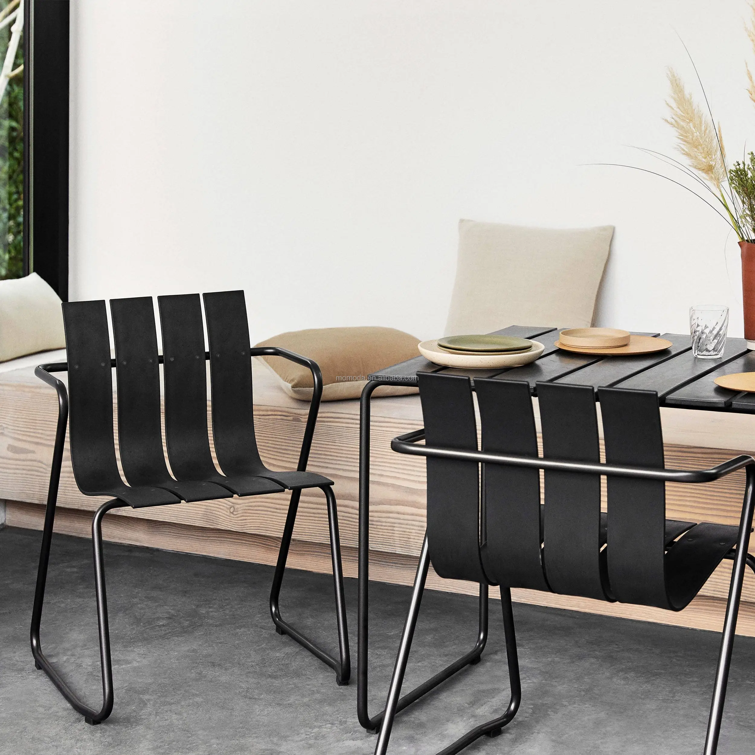 Modern Design Aluminum Patio Chair for Garden Apartment Park Gym Workshop Warehouse-Factory Supplied Outdoor Garden Furniture