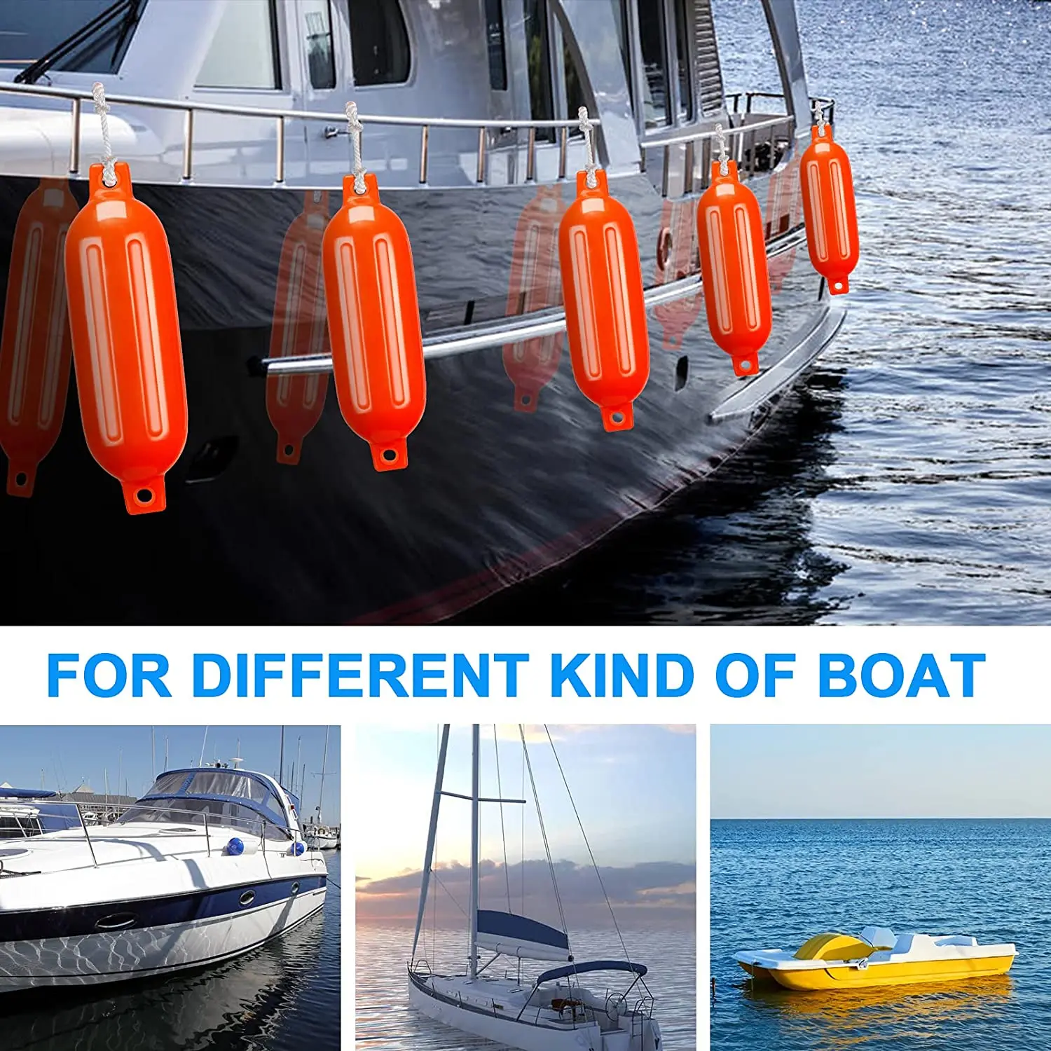 GREAT FAST watersport wakeboard Boat Fender Round Anchor Buoy Dock Bumper Ball Inflatable Vinyl Shield Protection Mooring Buoy