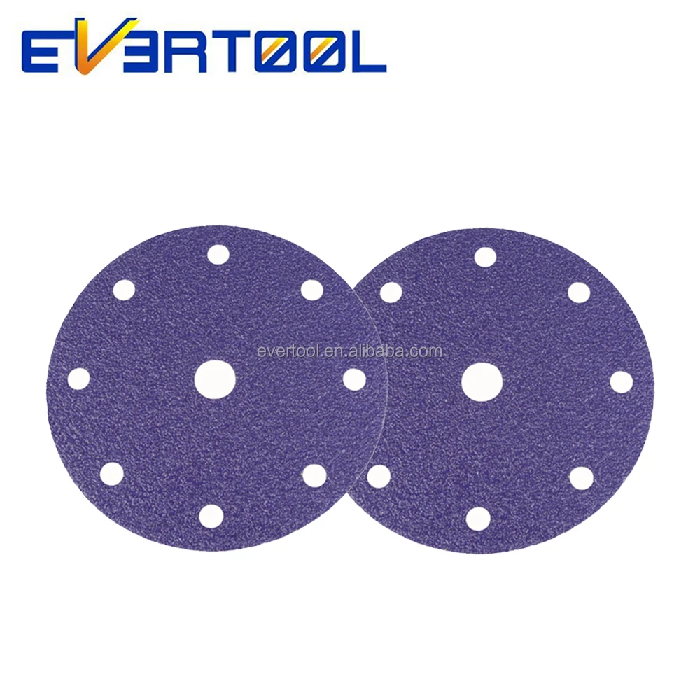 EVERTOOL Multi-hole Pattern Sanding Paper Clean Sanding Abrasive Discs for Automotive Repair