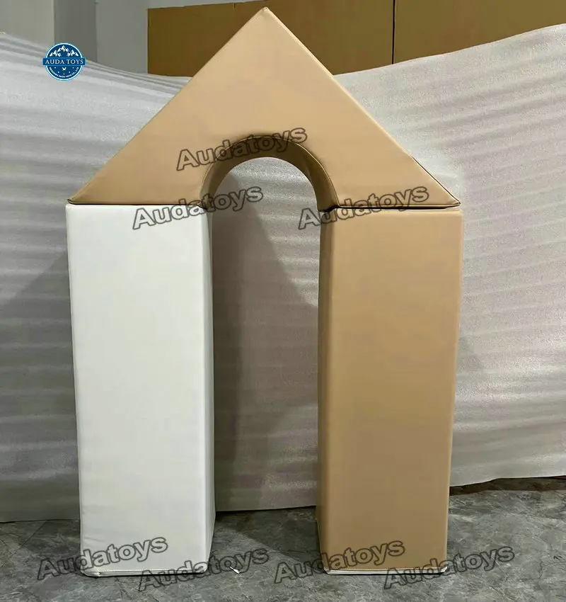 Natural and nude Kids Party Commercial Soft Play Equipment Package Set