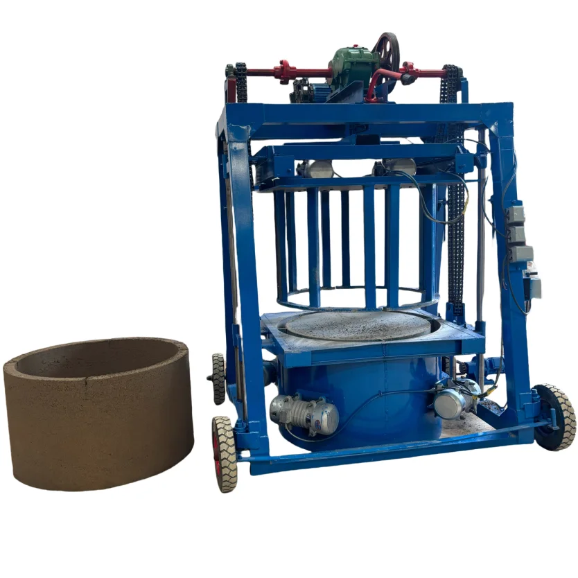 Легкоподвижная машина для производства бетонных люков