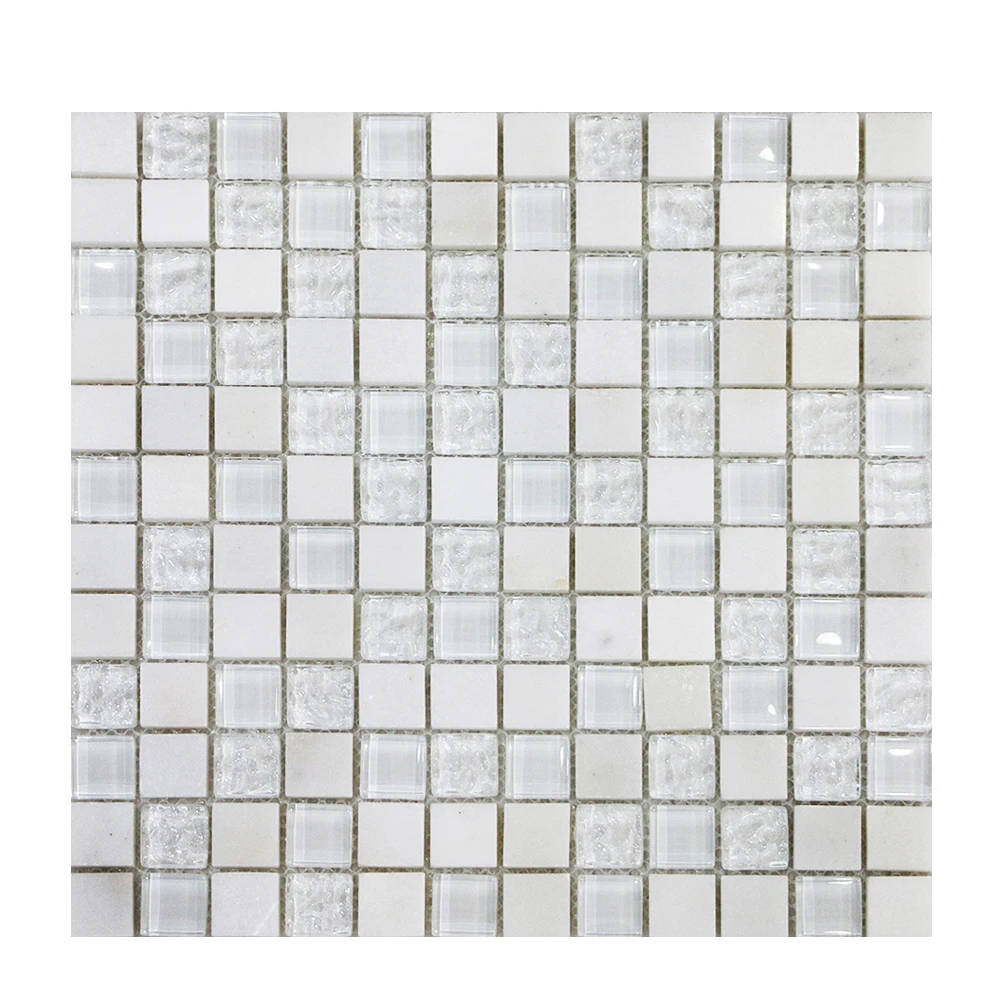 China Factory Good Service Matted Grey High Quality Glass and Marble Tile  Swimming Pool Wear-resistant Tiles