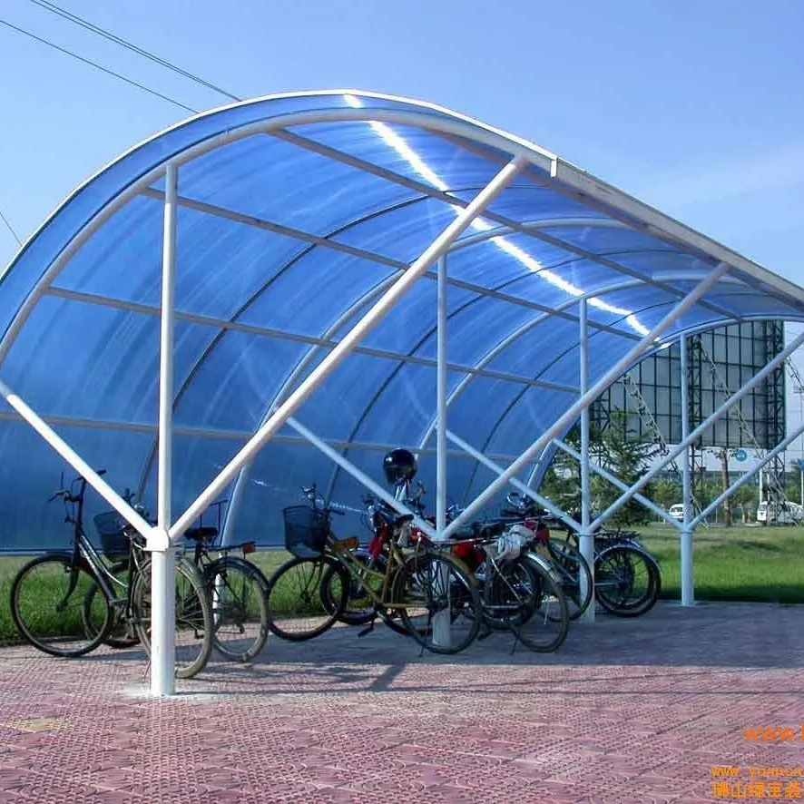 Manufacturer polycarbonate sunshine skylight sheet polycarbonate hollow sheet for car parking shade