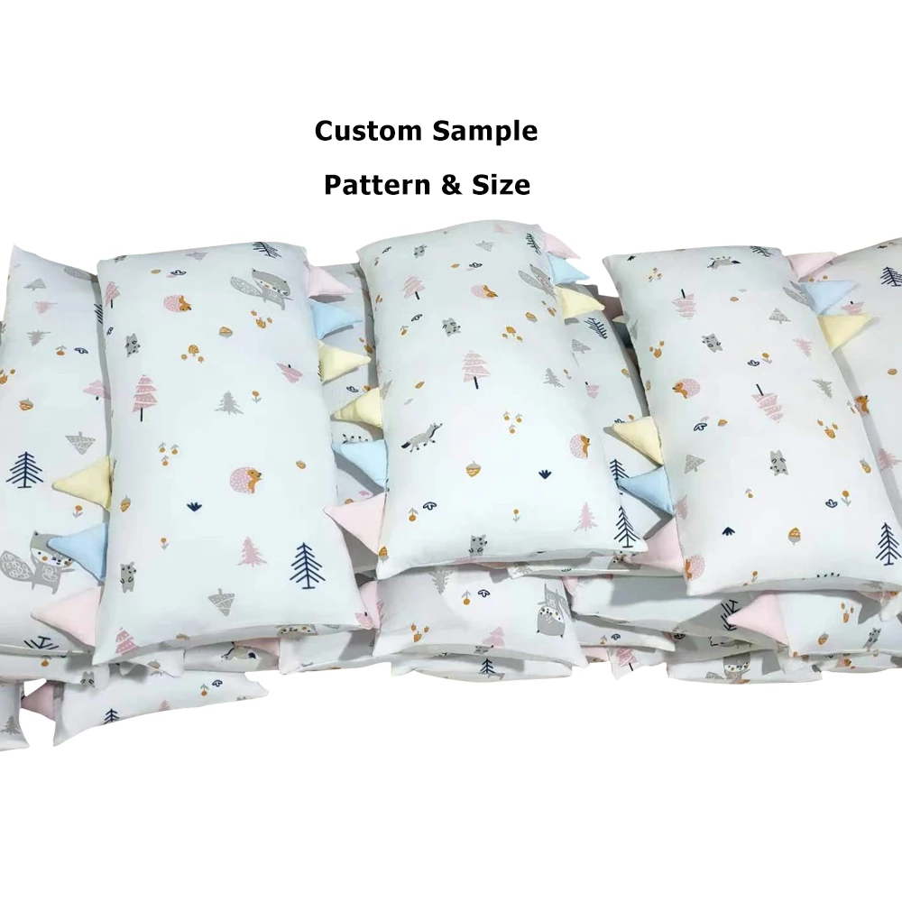 Bamboo Baby Pillow w Case Children Pillow Bolster Sleeping Huggable Medium soft fluffy huggable baby bamboo pillow