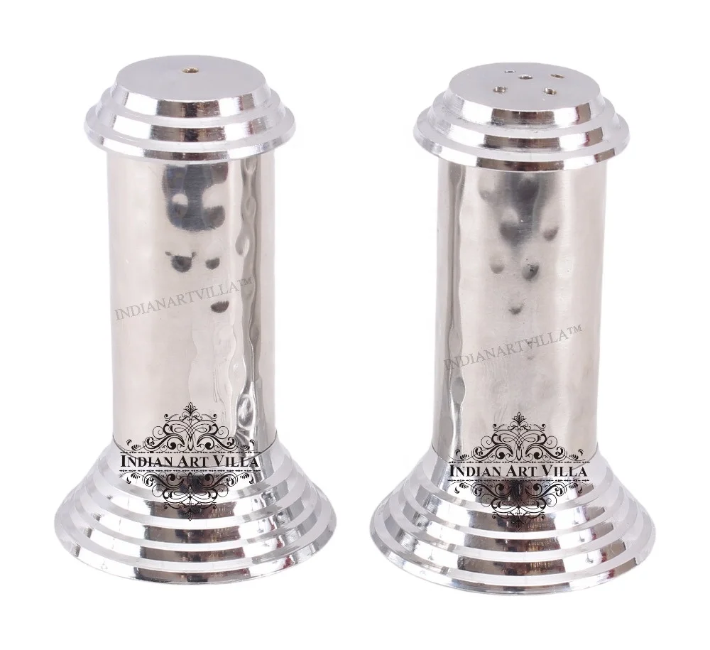 Sustainable Steel Designer Salt & Pepper Shaker Set For Tableware Home Hotel Restaurant At Wholesale Price