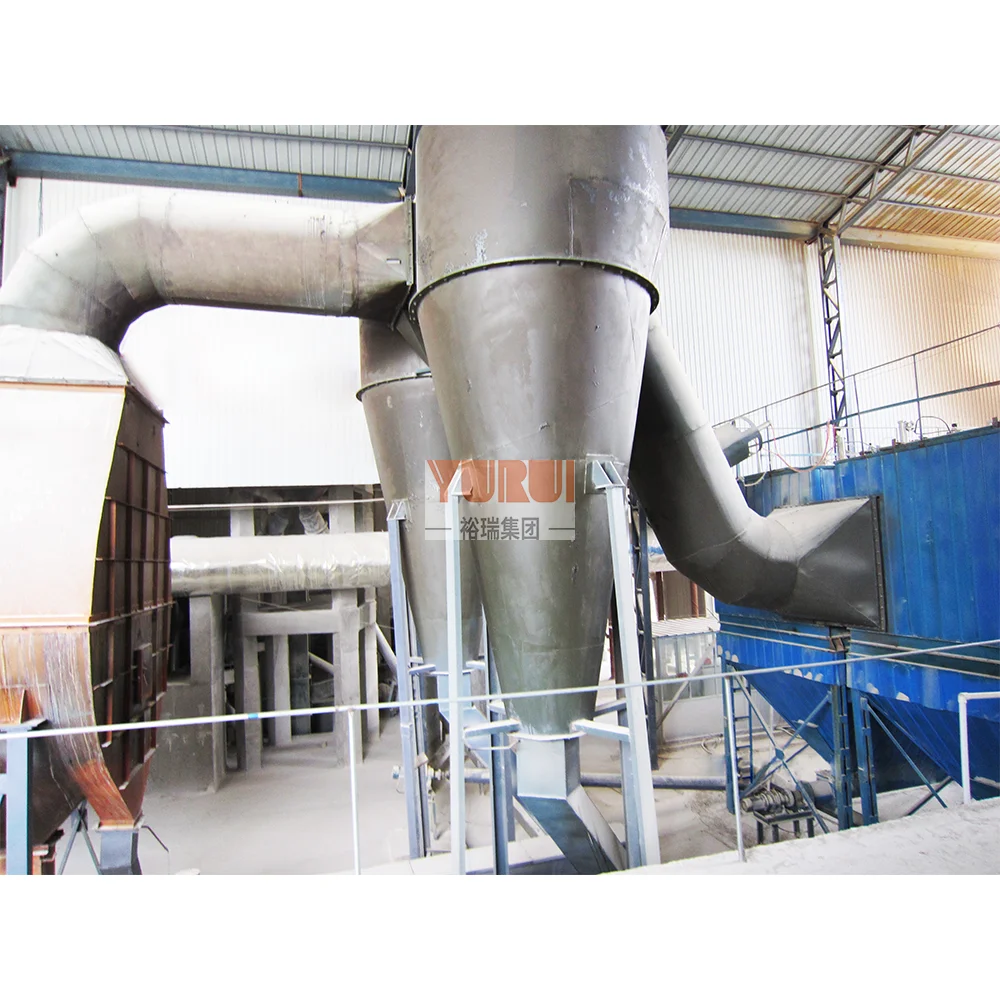 Gypsum powder calcination line Alpha gypsum powder making unit Gypsum plastering machine
