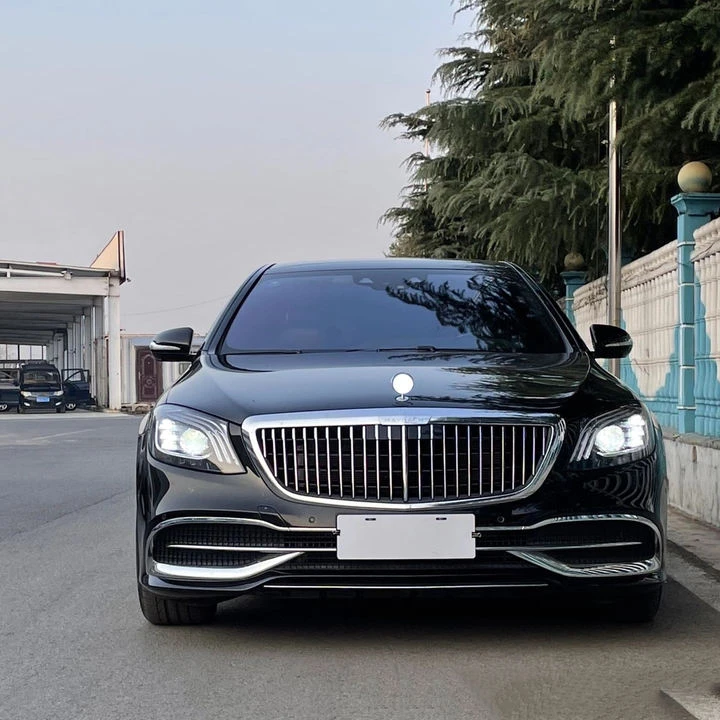 Good Quality Front And Rear Bumper Assembly Headlight Body Kit For Mercedes Benz S Class W222 14-20 Upgrade To Maybach Style