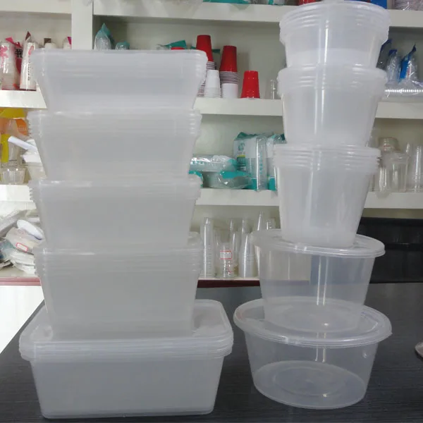 bpa-free 750ml / 25oz disposable plasticfood box food container wholesale