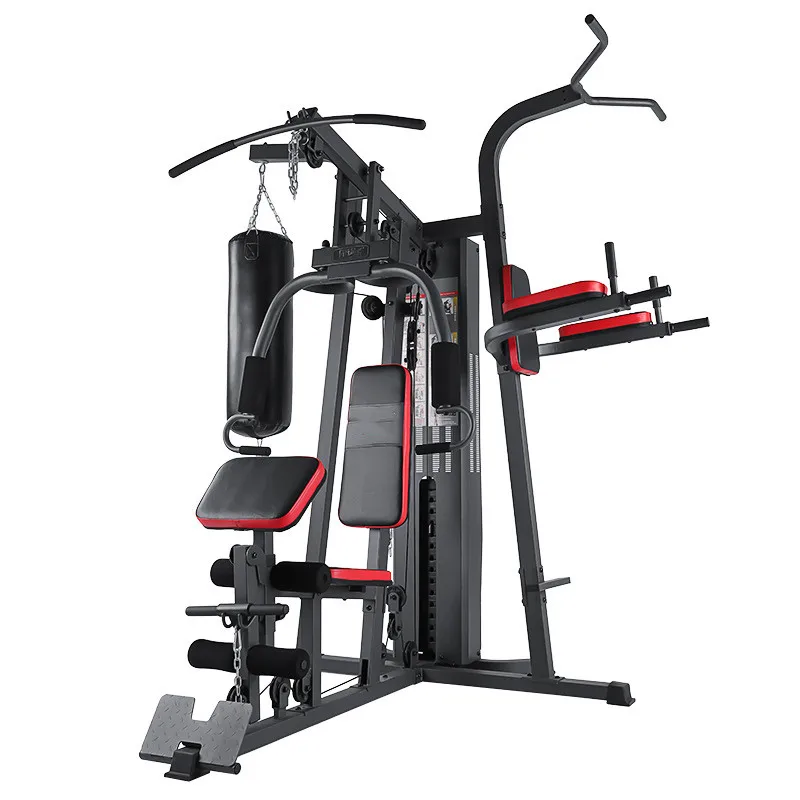 Manufacture Multi Station Gym Equipment Squat Rack Cross Over Trainer Machine For Strength Training