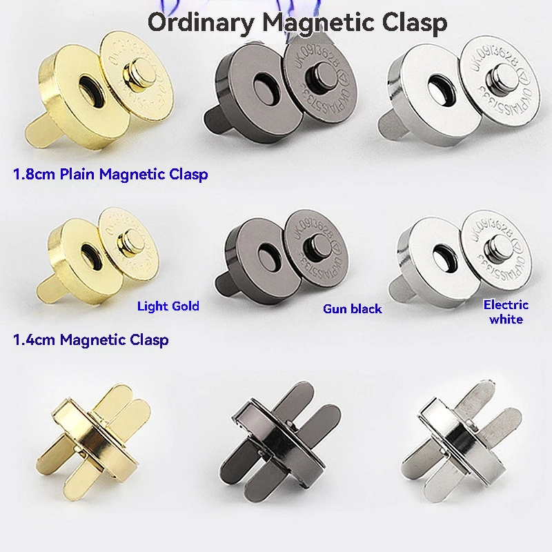 Chinese Factories Wholesale Metal Magnetic Button Magnet For Bag Clothes Magnetic Snap Buttons Handbag