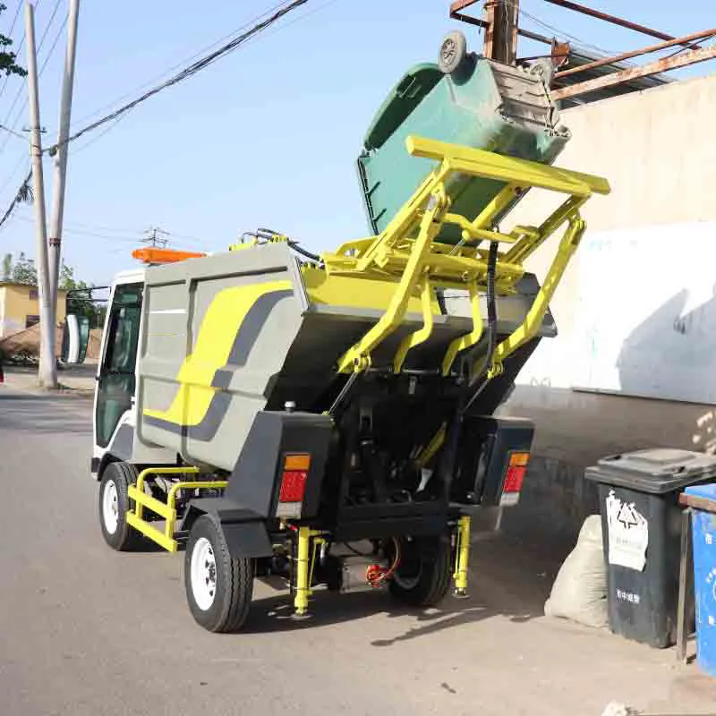 Electric Garbage Dump Truck Battery Operated Garbage Collection Truck Waste Transport Vehicle