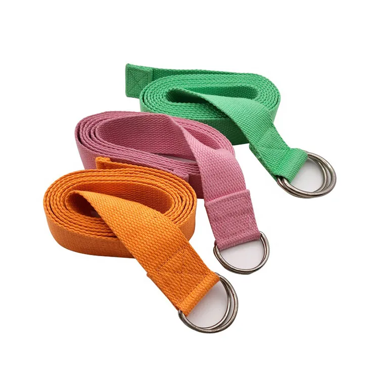 Лидер продаж, Эластичный ремень из полиэстера и хлопка для занятий спортом, пилатеса, йогой