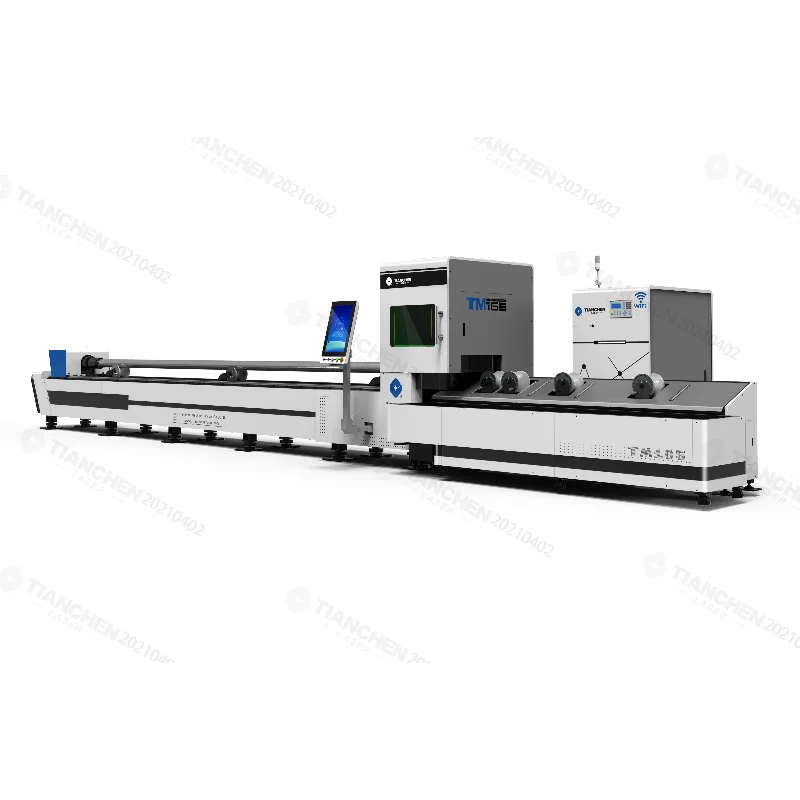 High accuracy fiber laser cutting machine pipe cutting 165mm fiber laser pipe tube cutting