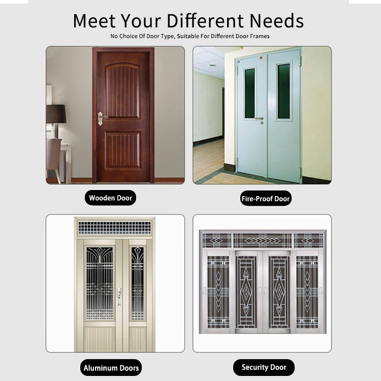 Listed Commercial Door Closer 60-80KG  Heavy Duty Adjustable Grade 1 Standard Automatic Door Closer