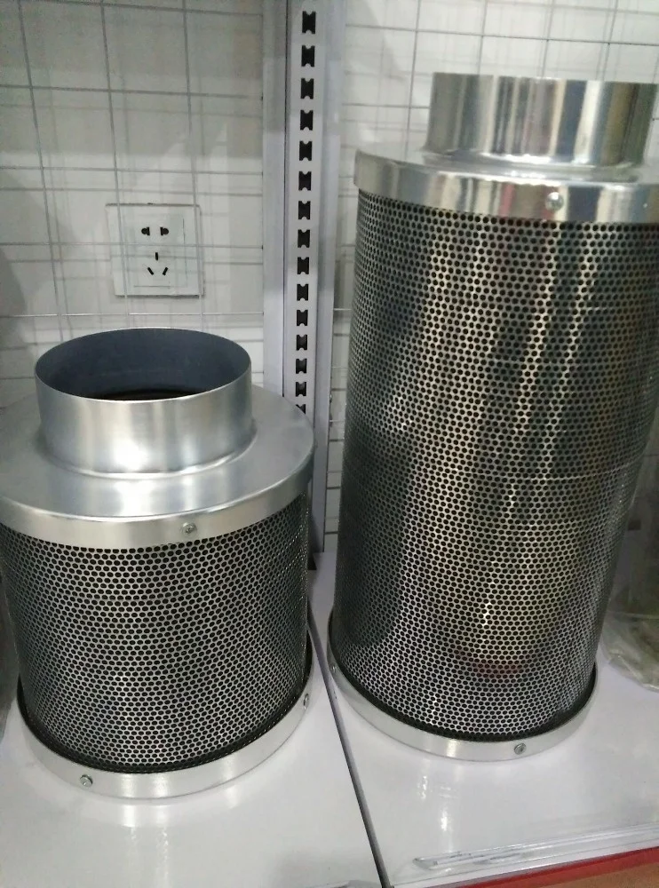 
hydroponics grow tent climate control air purification equipment 315mm - 1250mm activated carbon air filter 