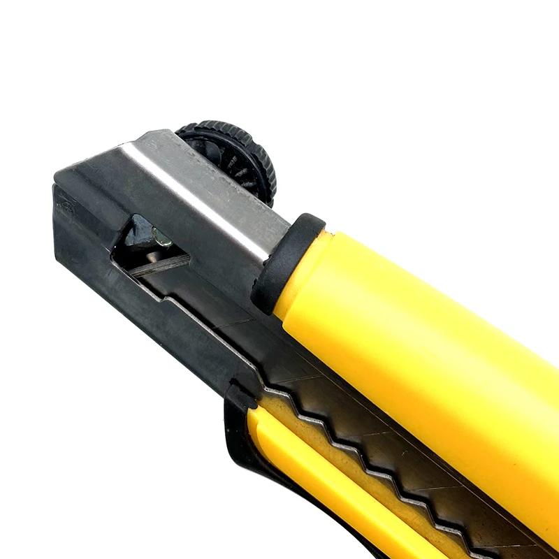 Office Utility Knife heavy duty 18mm blade auto loading design plastic rubber grip paper trimming stationery knife RX70841