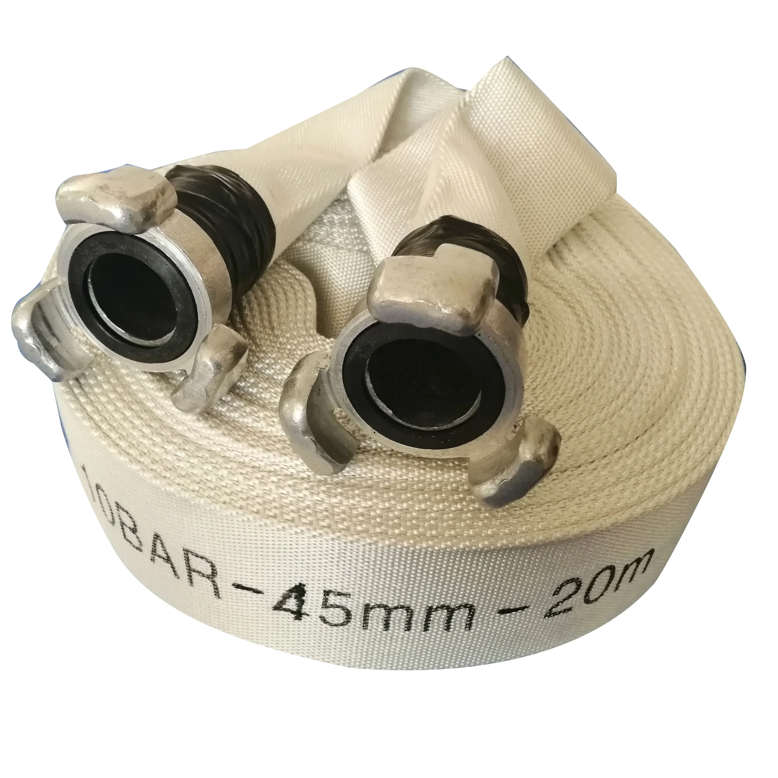 2-1/2 Inch Spanish Type Fire Hose EPDM Rubber Lined With Couplings