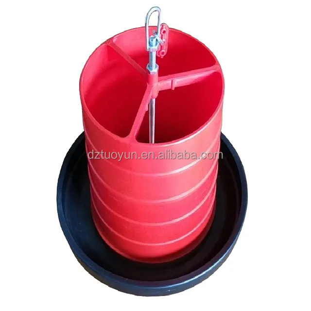 TUOYUN Factory Wholesale Jumbo Trough Easy To Operate Chicken Feeder And Waterer Plastic
